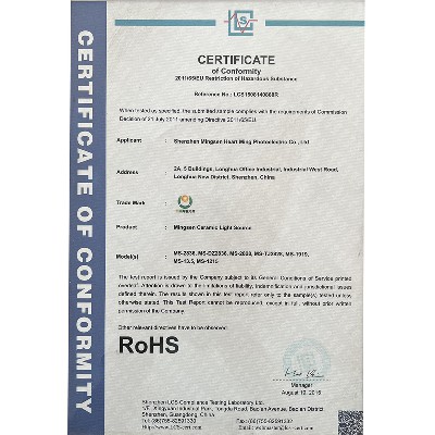 RoHS證書